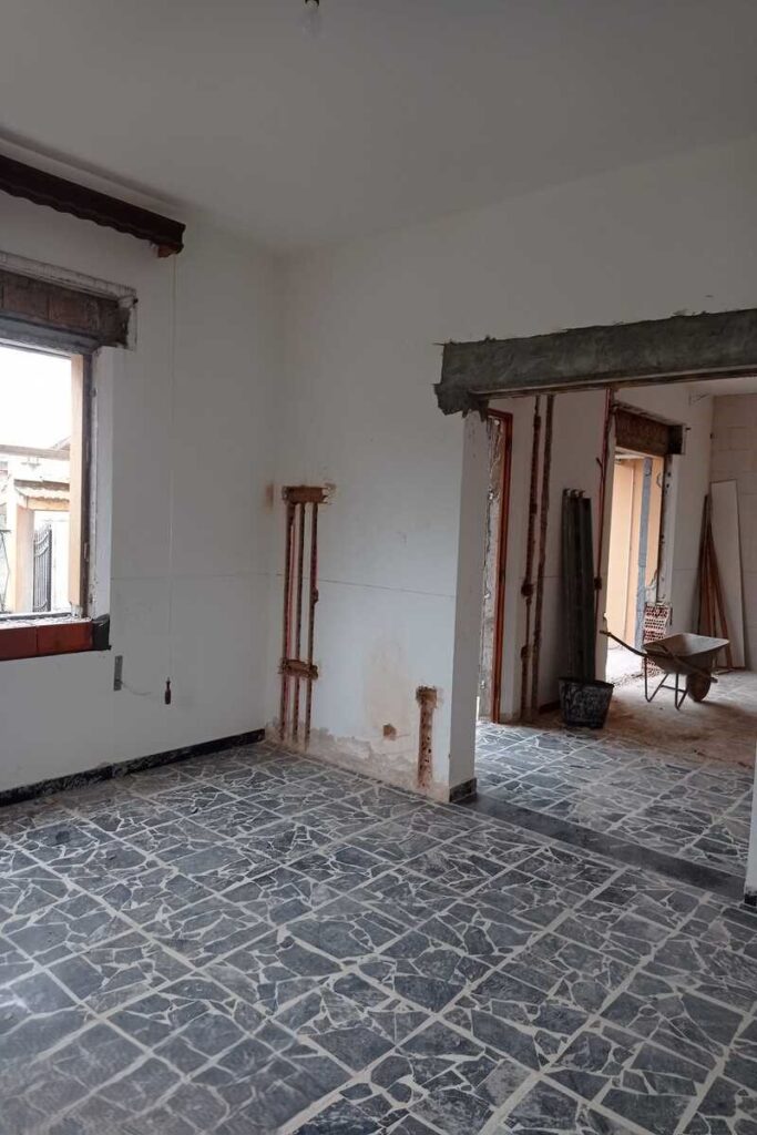 interno in ristrutturazione